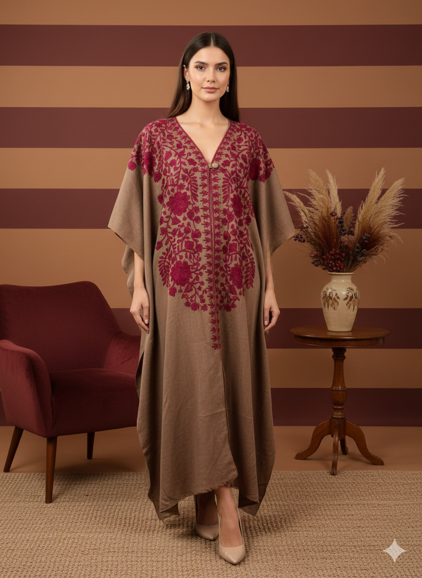 Kashmiri wool kaftan