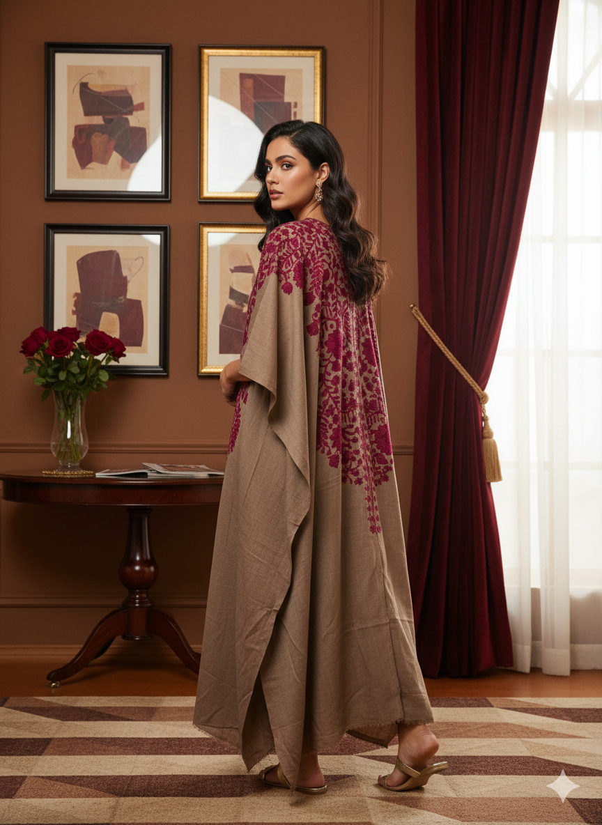 Kashmiri wool kaftan