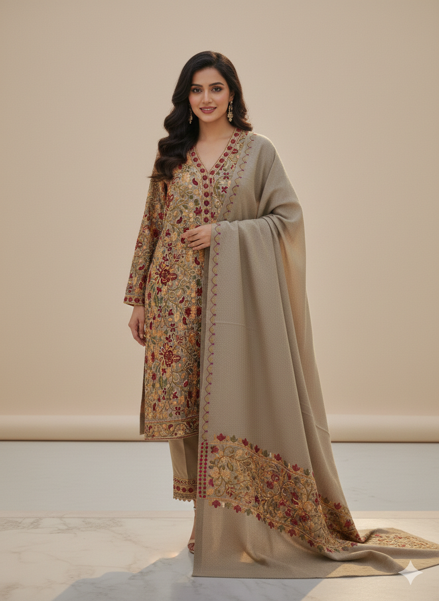 Multi-color shalwar kurta