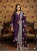 Purple color Silk dress